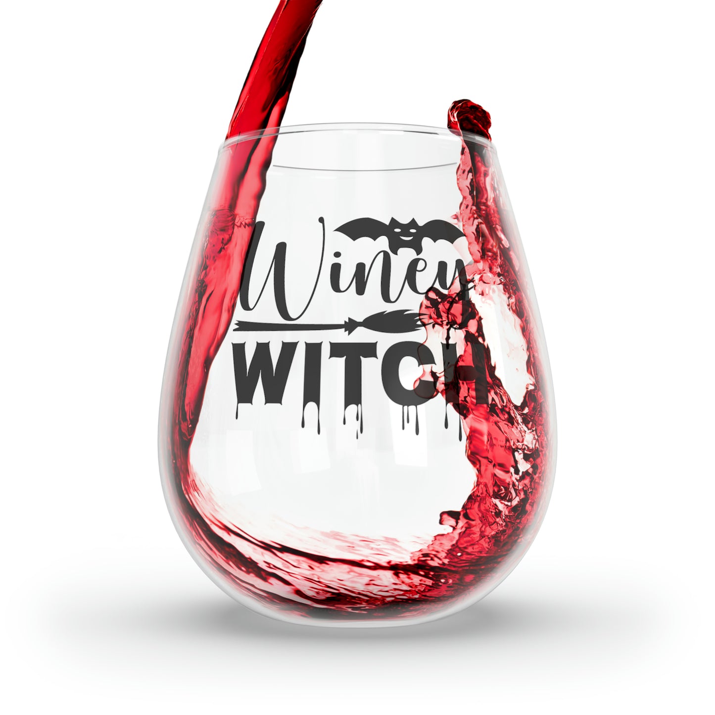 Winey Witch Stemless Wine Glass