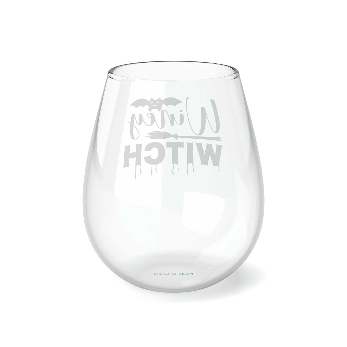 Winey Witch Stemless Wine Glass