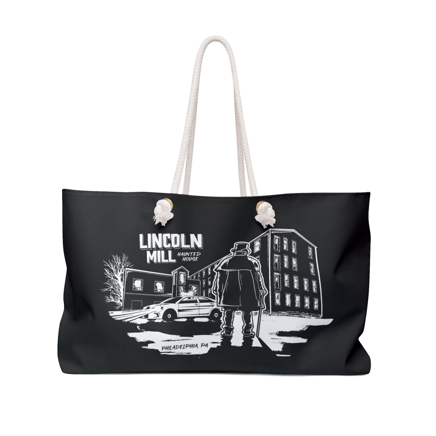 Lincoln Mill Haunted House - Viktor and the Mill Weekender Tote Bag