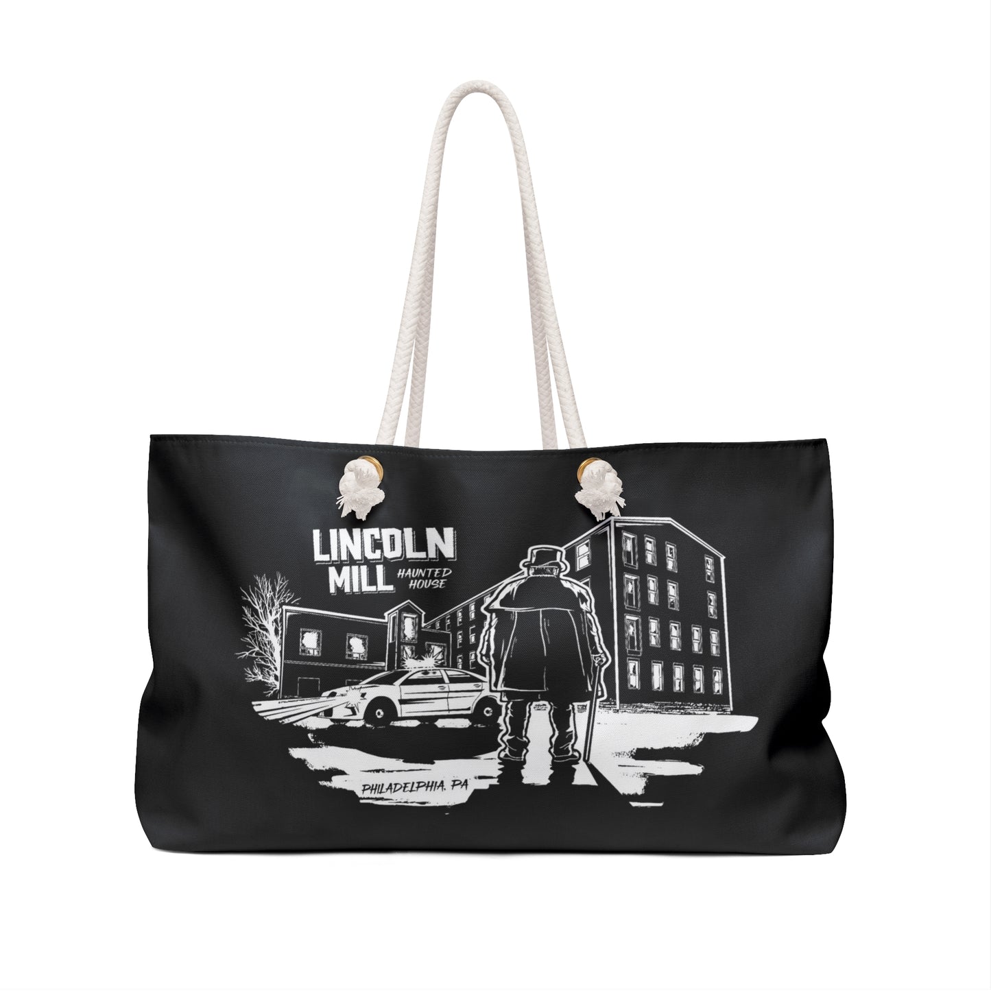 Lincoln Mill Haunted House - Viktor and the Mill Weekender Tote Bag