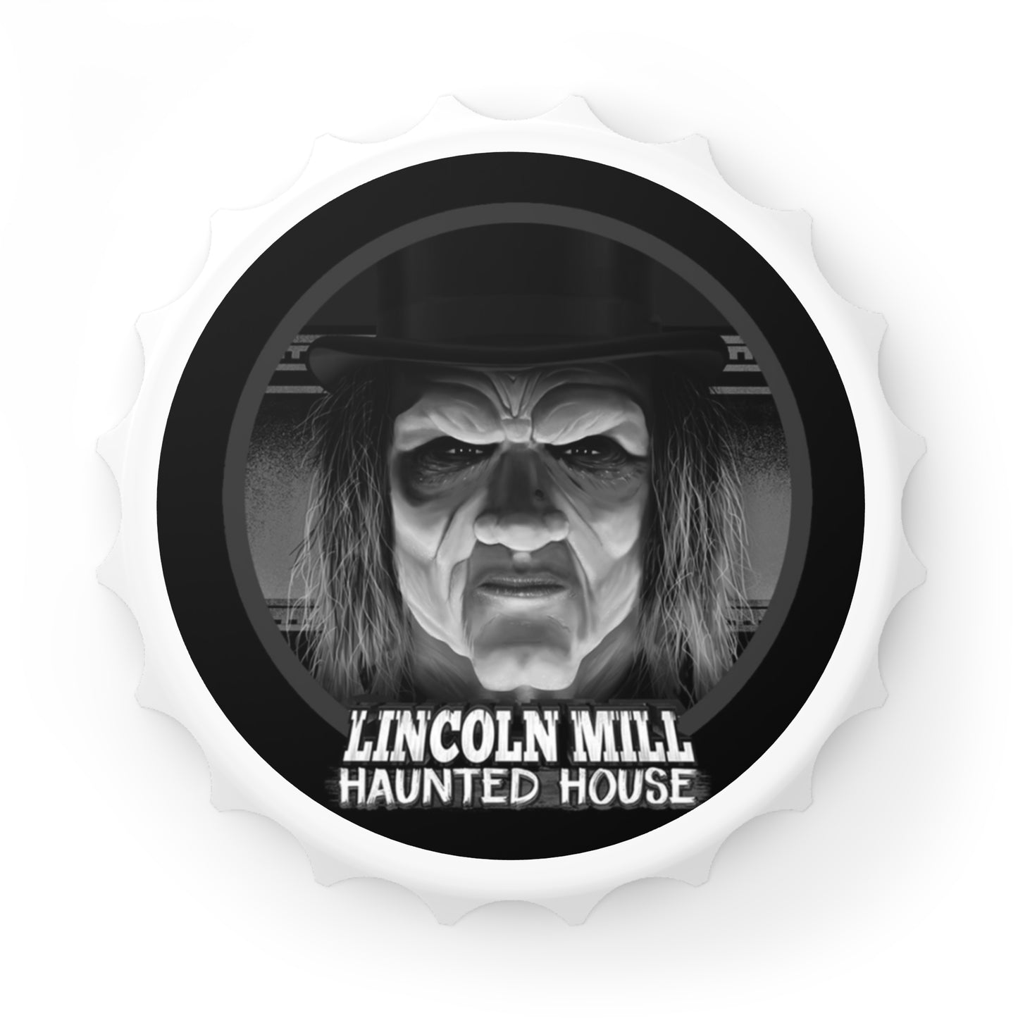 Viktor Kane Haunted House Magnetic Back Bottle Opener