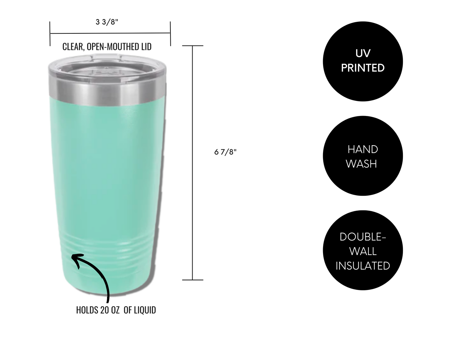 Lincoln Mill Haunted House Insulated Tumbler
