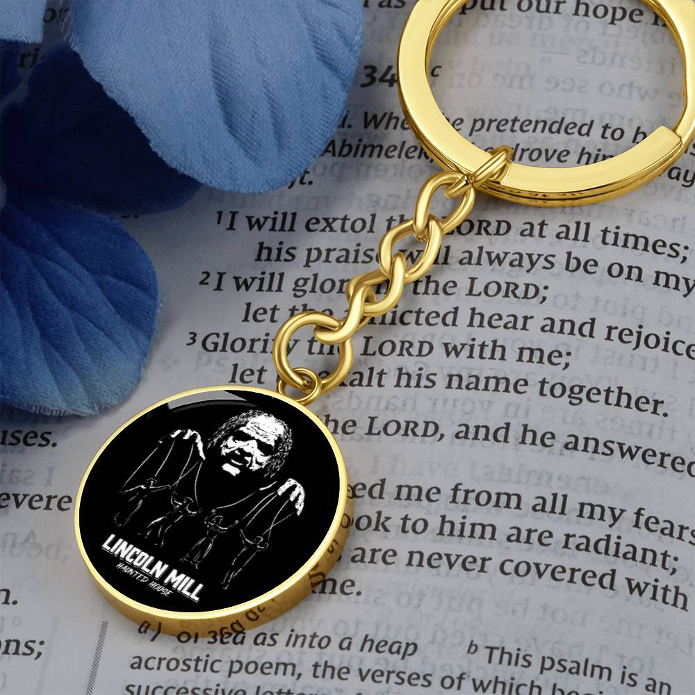 Lincoln Mill Haunted House Viktor Kane Puppeteer Keychain