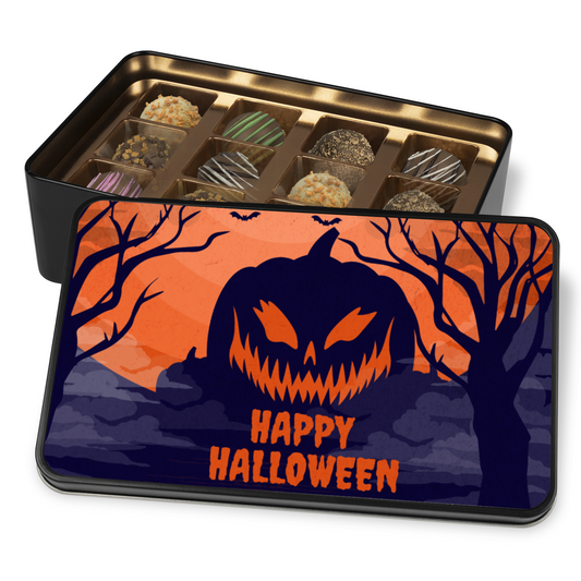 Happy Halloween Chocolate Truffles - Keepsake Tin