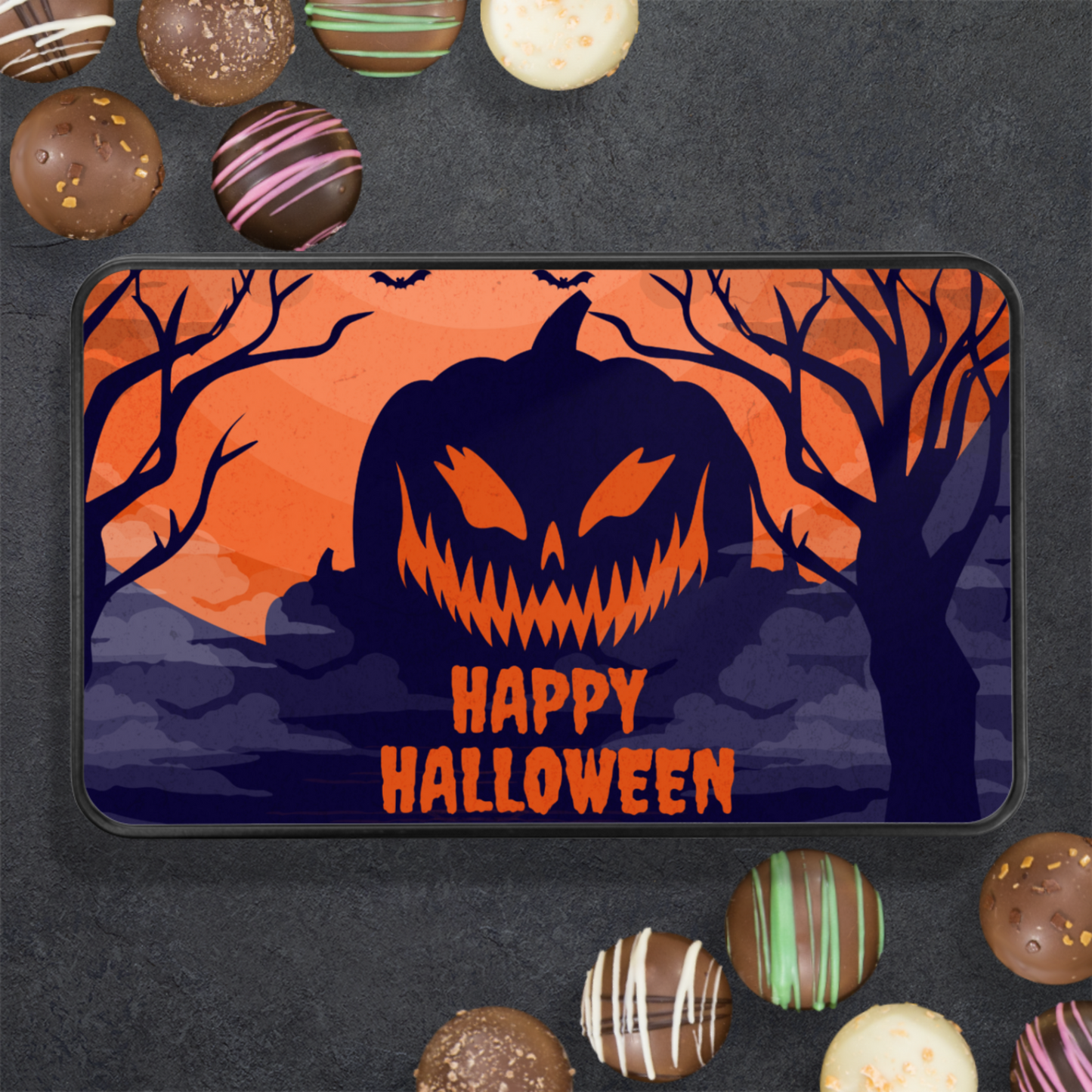 Happy Halloween Chocolate Truffles - Keepsake Tin