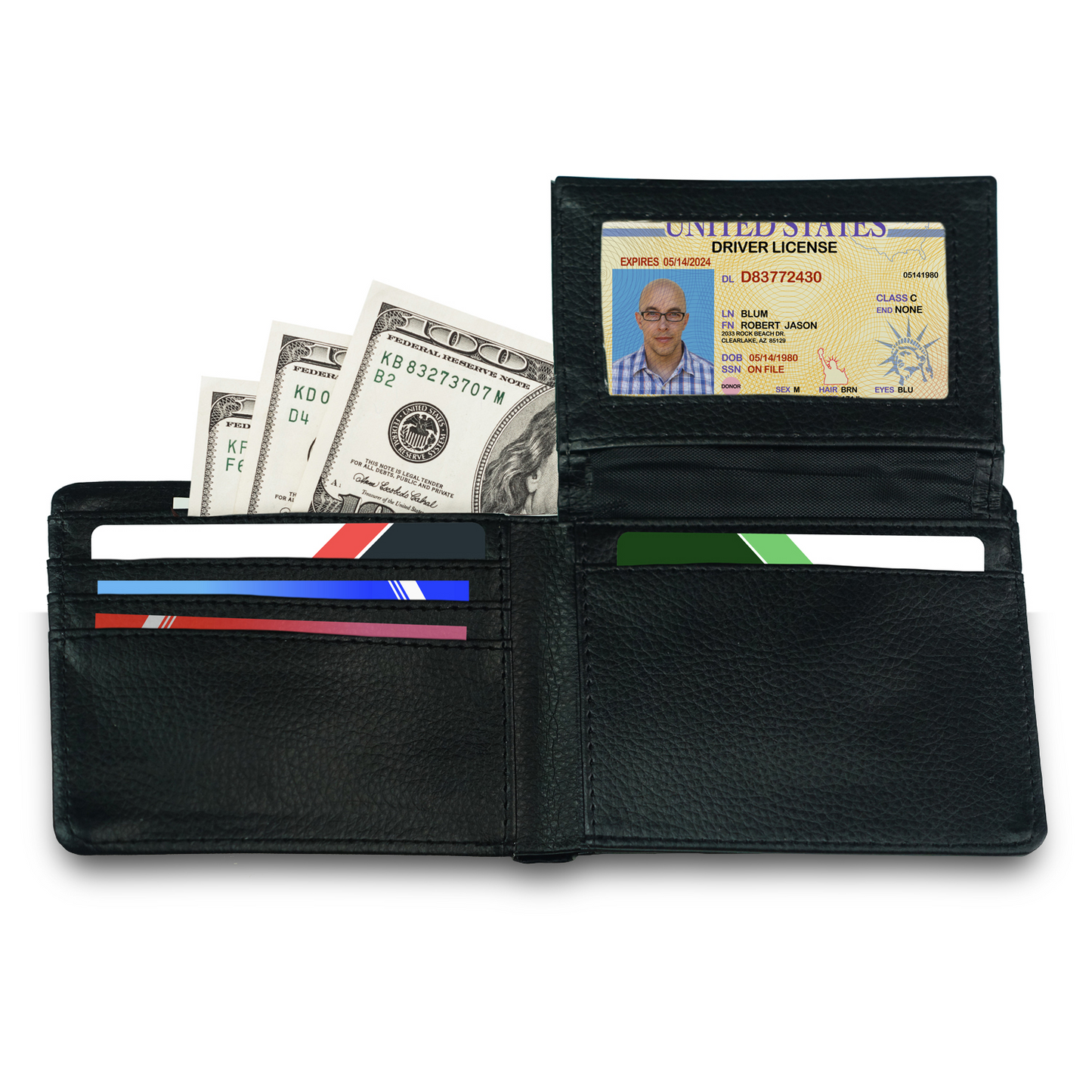 Lincoln Mill Haunted House Men's Wallet