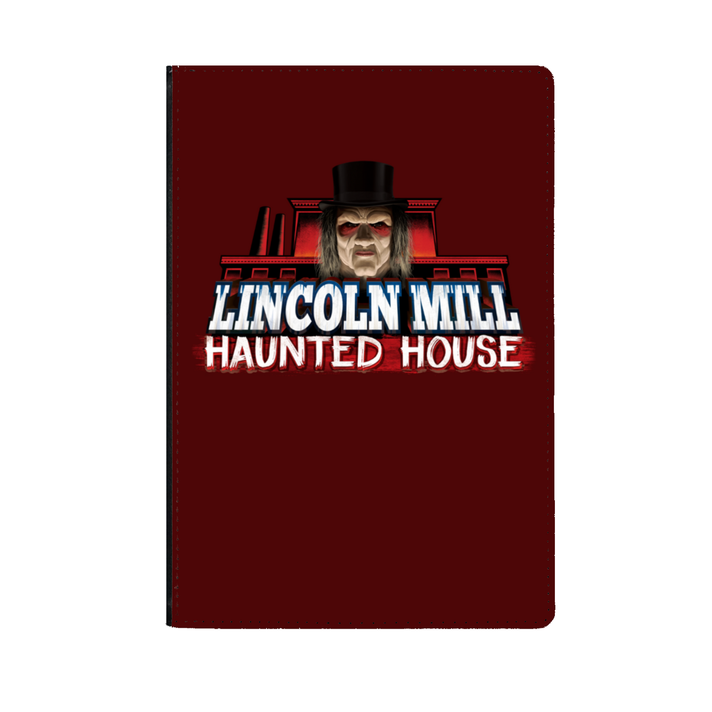 Lincoln Mill Haunted Faux Leather Notebook