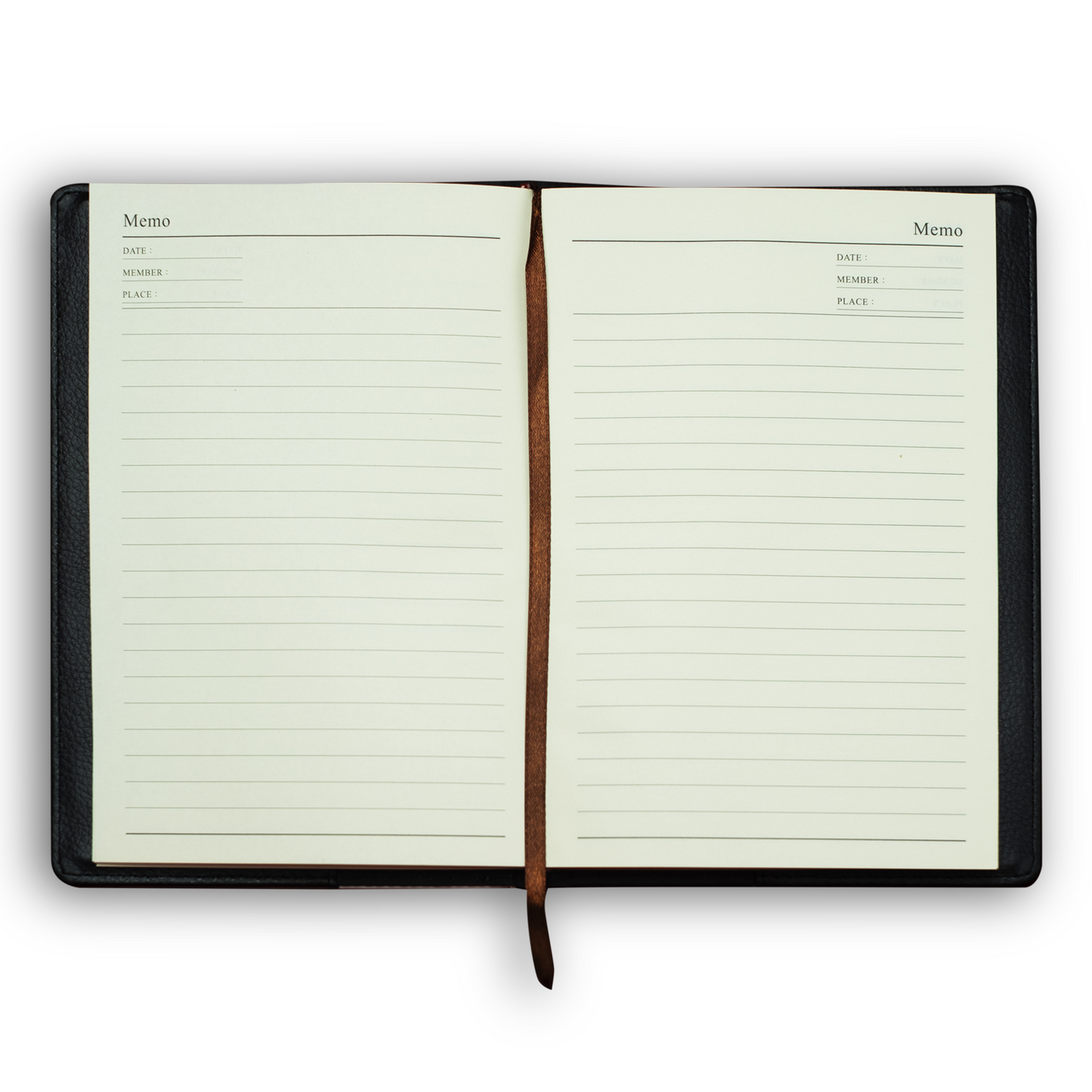 Lincoln Mill Haunted Faux Leather Notebook