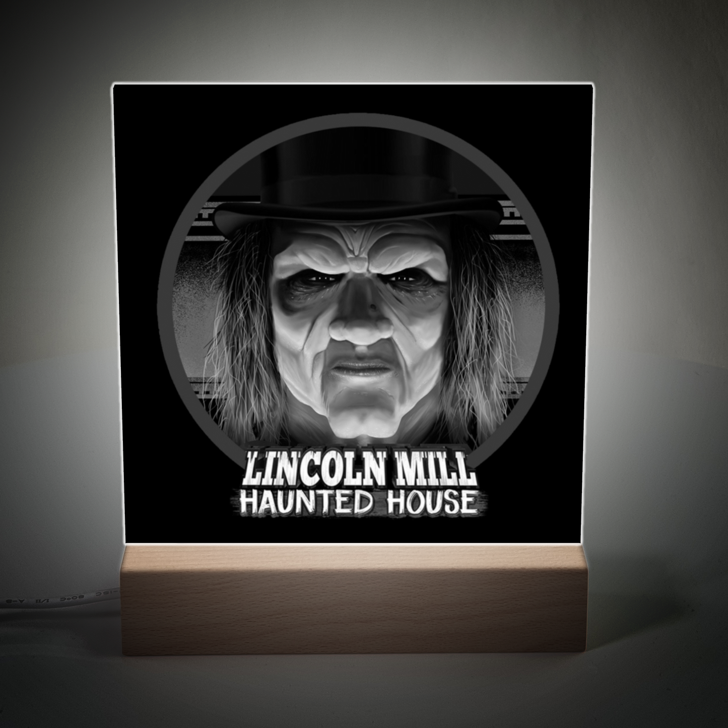 Lincoln Mill Haunted House Viktor Kane Plaque NIghtstand