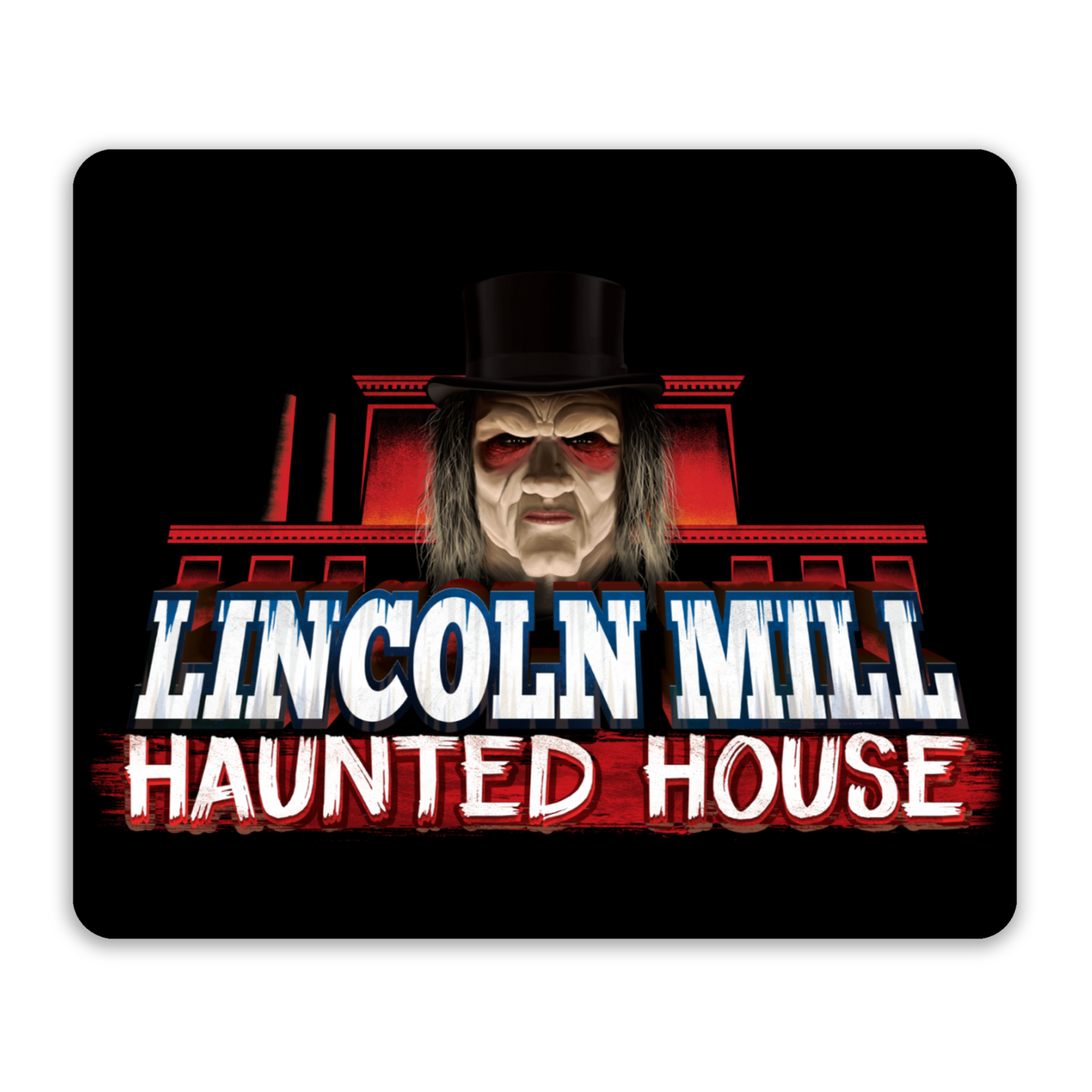 Lincoln Mill Haunted House Mouse Pad