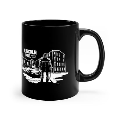 Lincoln Mill Haunted House Viktor Kane and Mill 11oz Black Mug