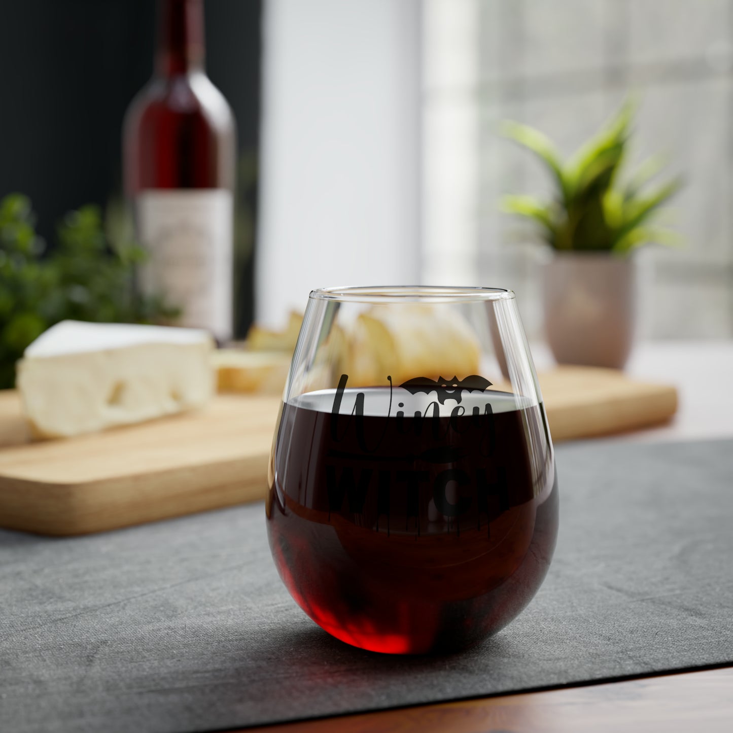 Winey Witch Stemless Wine Glass