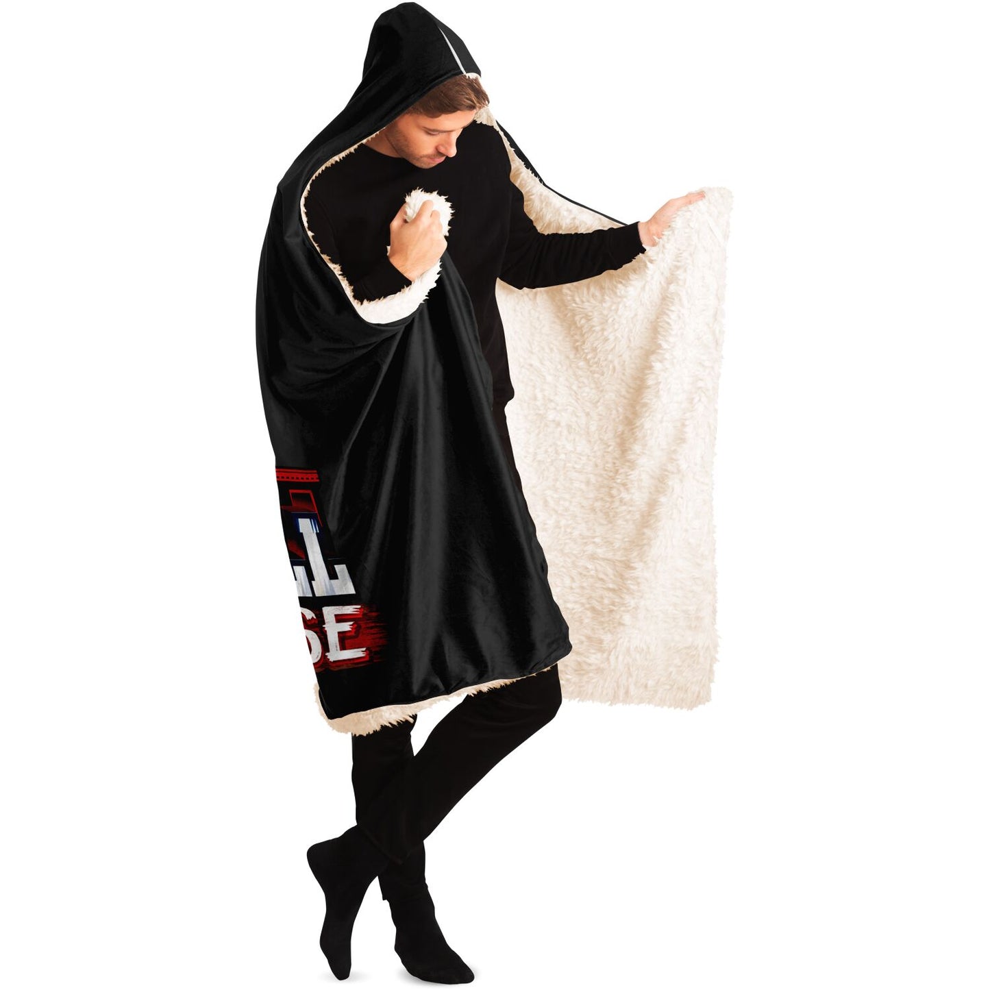 Lincoln Mill Haunted House Hooded Blanket