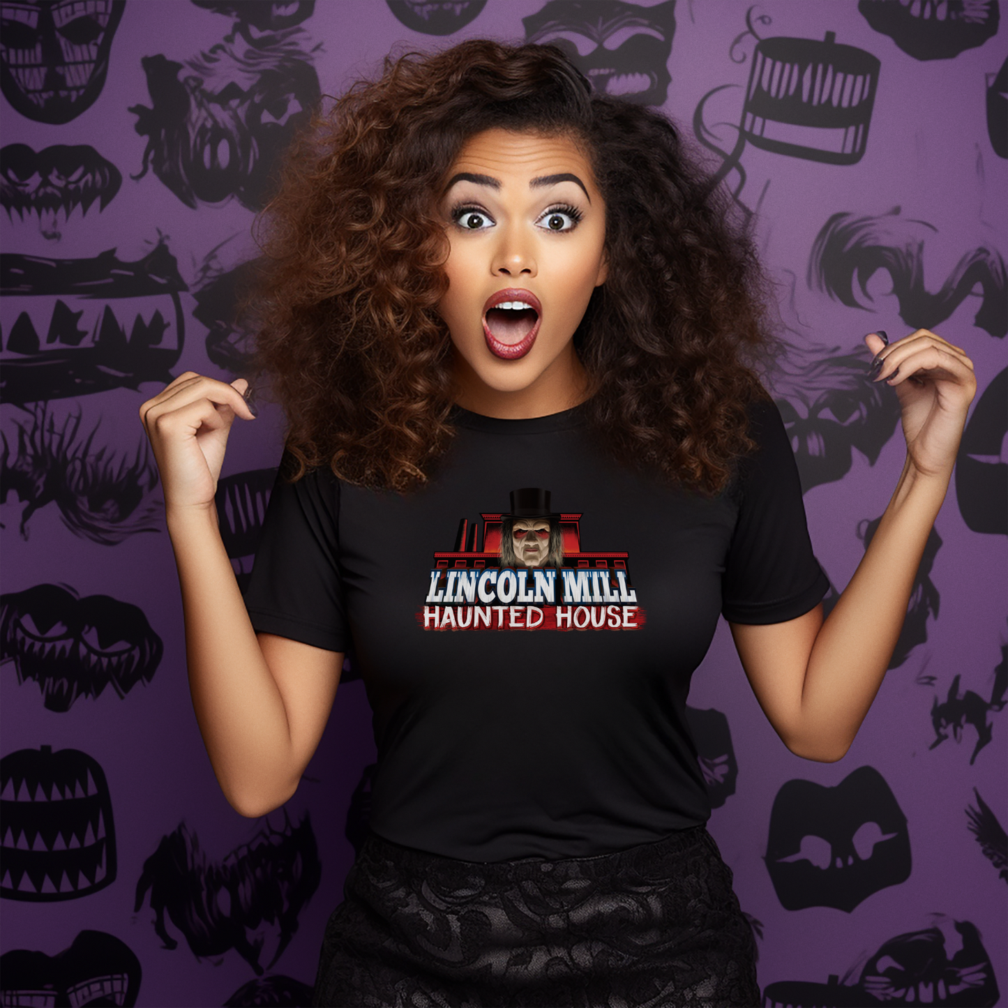 Lincoln Mill Haunted House Collector T-Shirt