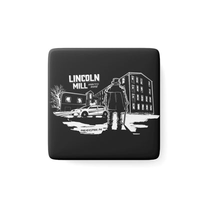 Lincoln Mill Haunted House Viktor Kane and Mill  Porcelain Magnet