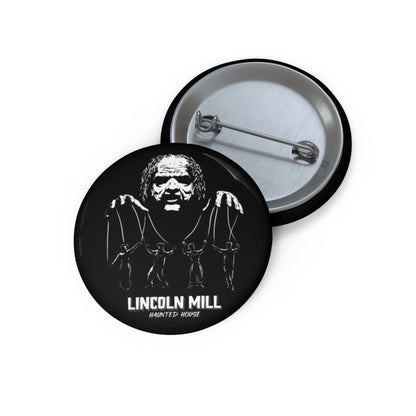 Lincoln Mill Haunted House Collector Pin - Viktor the Puppeteer - 3 Sizes