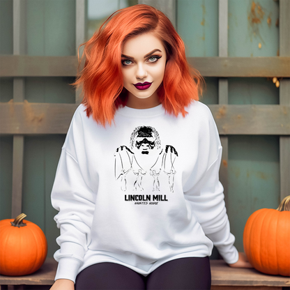 Lincoln Mill Haunted House Collector Sweatshirt - Viktor the Puppeteer