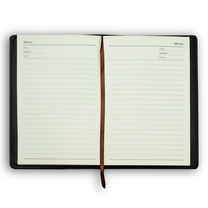 Lincoln Mill Haunted Faux Leather Notebook