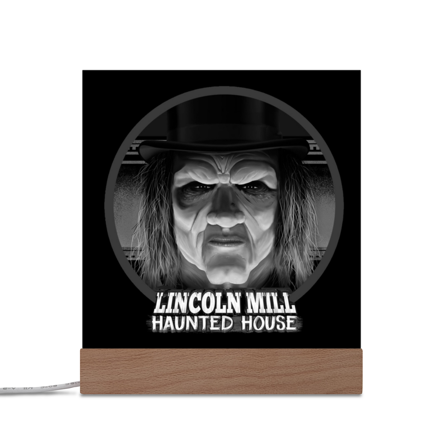 Lincoln Mill Haunted House Viktor Kane Plaque NIghtstand